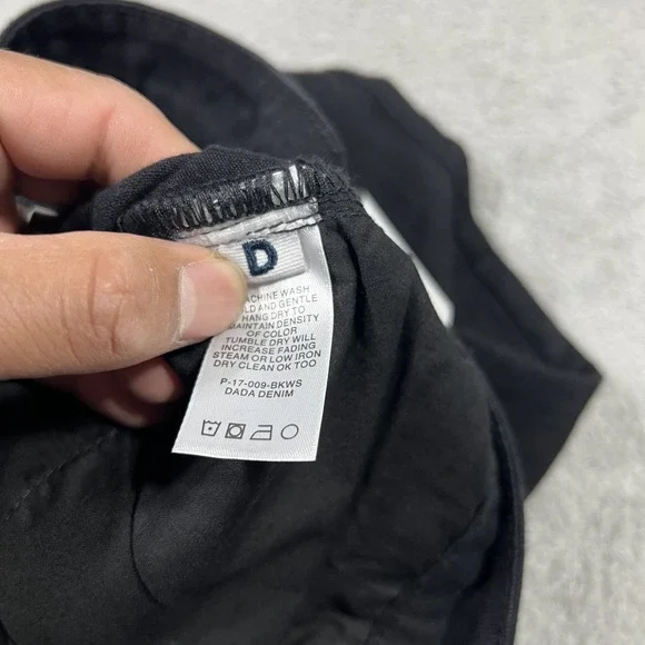 Roucha Jeans Womens Size D 16-18 Over 5'4 Dada Black Denim Pleated Ankle New - Picture 10 of 16